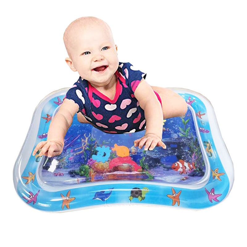 Alfombra de juego de agua sensorial para bebé, tapete de gateo de PVC para Educación Temprana, colchoneta de juego de agua para verano, cojín inflable, juguetes para eventos para niños