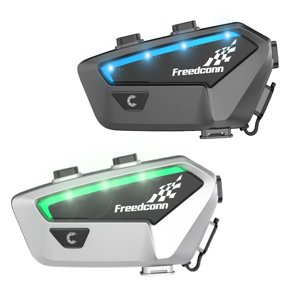 Freedconn-オートバイ用のBluetoothヘッドセットfx,ヘルメット用の通信デバイス,10人のモーターサイクリストのグループ用のハンズフリーキット,その他のブランド