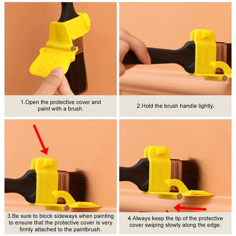 Edger Kwast Duurzaam Lichtgewicht Clean Cut Schilderborstel met Houten Handvat DIY Tool voor Frame Muur Plafond Randen Trim