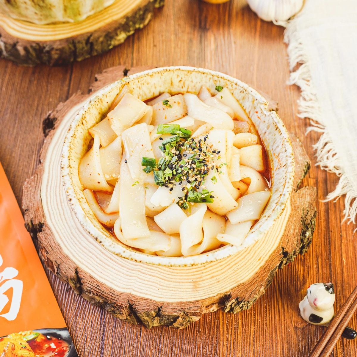 [6Packs] TianXiaoHua Wide Vermicelli Noodles with Sesame Sauce - Packaging May Vary, 9.45oz*6Packs