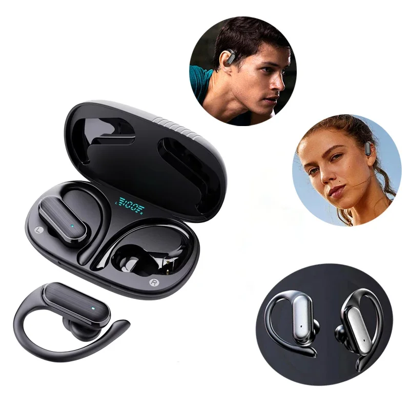 A520 fone de ouvido bluetooth v5.3 fones de ouvido sem fio com microfone fones de ouvido esportivos anti-suor