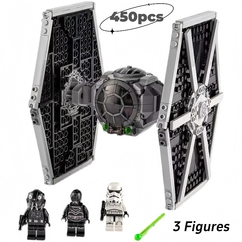 Heiß Auf Lager Imperial Tie Fighter Bausteine Modell Kit -75300 Space Wars Themed Spielzeug Set für Kinder Jungen Geschenk