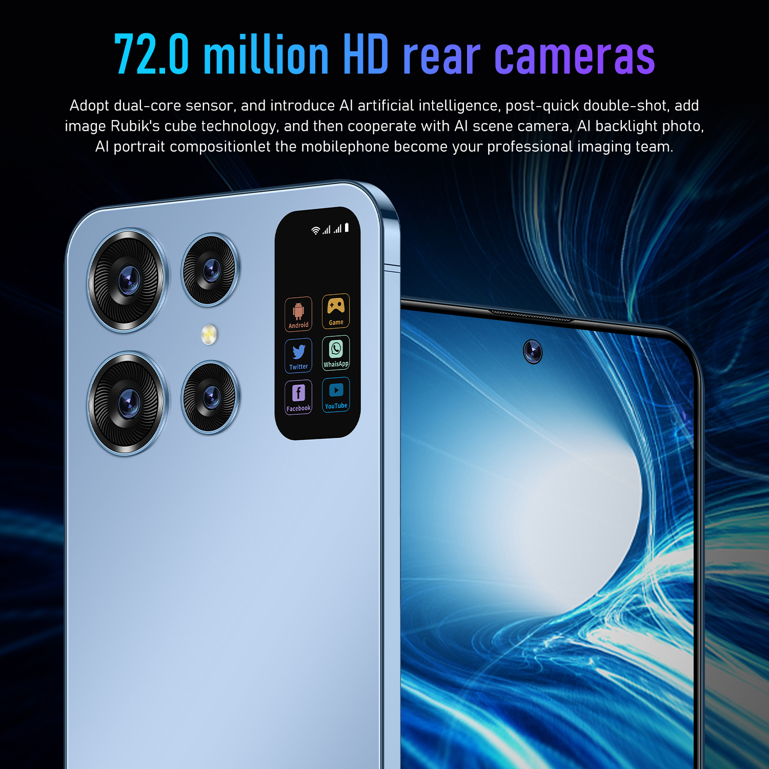 Nowy S25 Ultra smartfon 5G 7.0 cali 16G + 1T telefon Dual SIM Android13 48MP + 72MP 7000mAh globalny telefon do gier