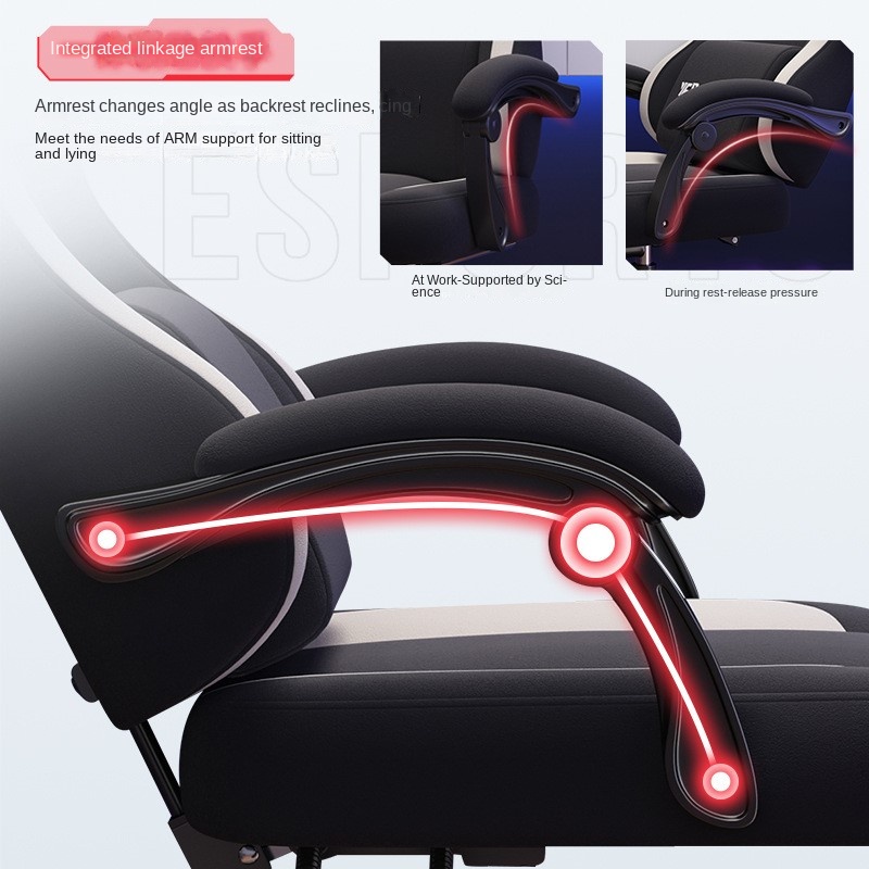 温暖化ゲーミングチェアソファコンピュータチェア快適な座りがちなリクライニングオフィスチェアFotel Gamingowy Chaise De Bureaux