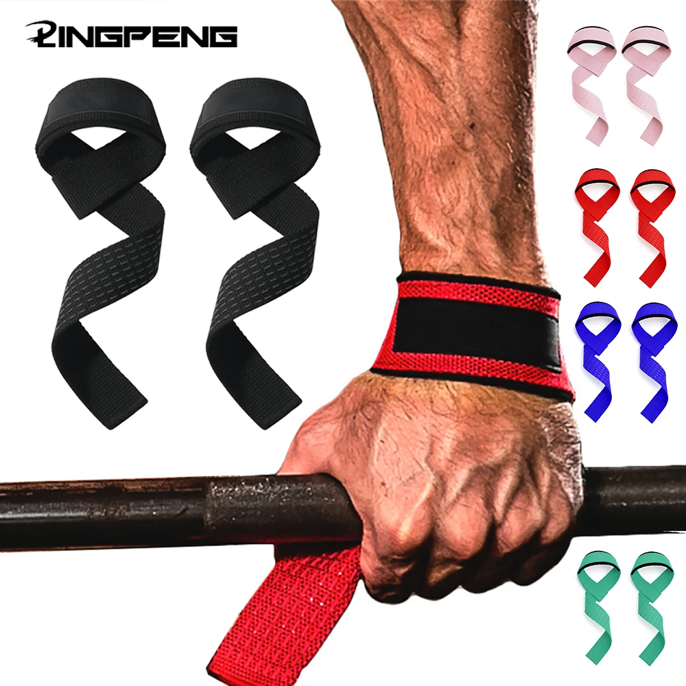 Cinghie da polso per sollevamento pesi Allenamento per la forza Fascia per sollevamento fitness regolabile antiscivolo per palestra Fascia per supporto per polso