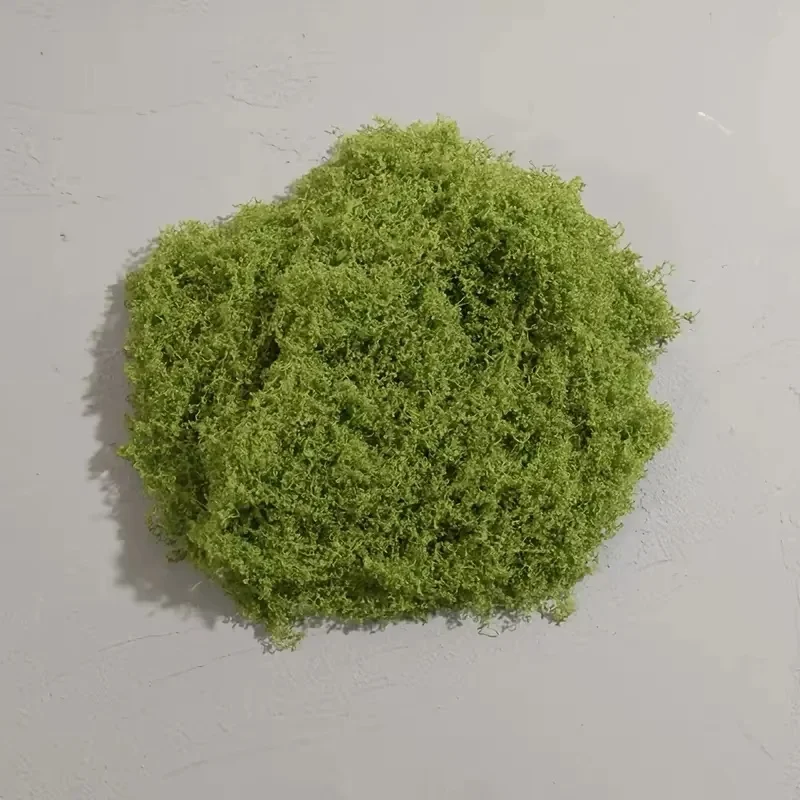 약 20g 인공 녹색 식물 폴리 에스터 이끼 잔디 홈 거실 정원 장식 미니 풍경 가짜 꽃 DIY 공예
