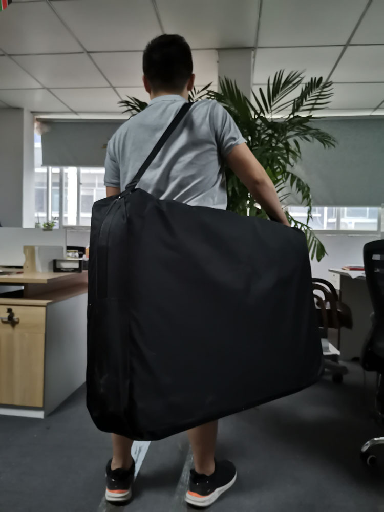 Lit de massage pliant en alliage d'aluminium avec étui de transport, tables de massage de beauté spa, meubles de salon, recommandé, réglable, 185x60cm