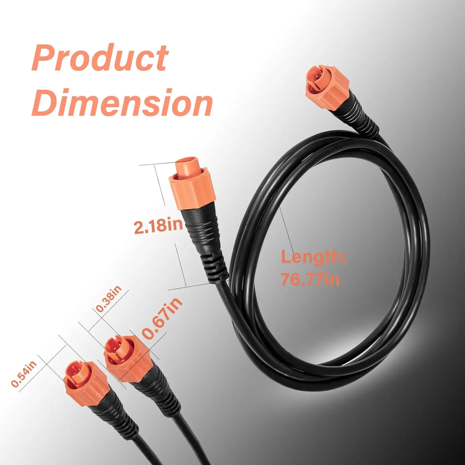 MX Replacement Part for Lowrance Ethernet Crossover Cable Yellow Cat5e Cable, 6-Feet, High-Speed, Plug and Play, Waterproof