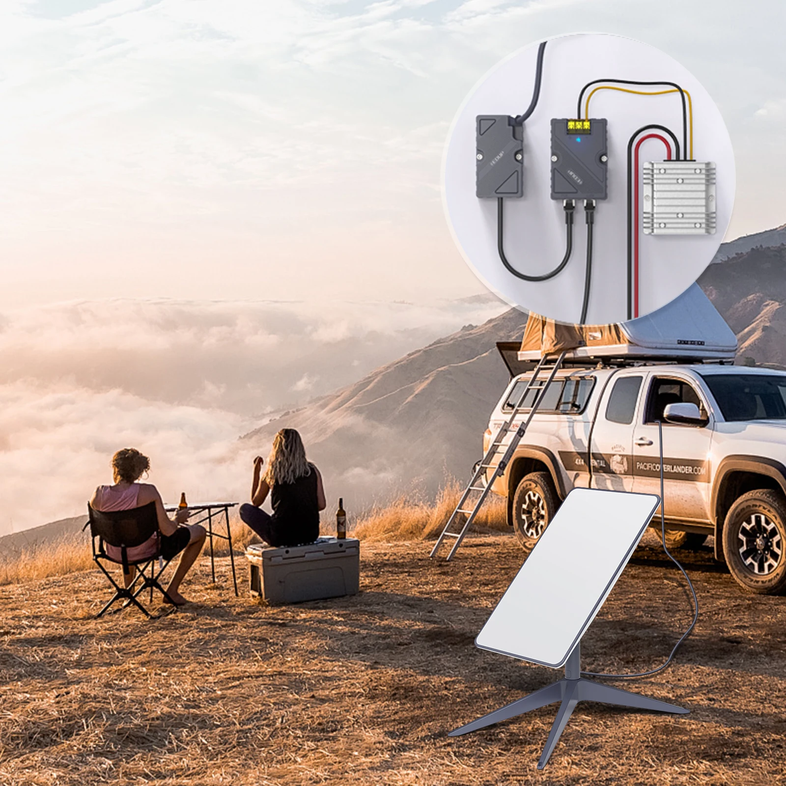 EDUP 150 W Starlink GigE PoE-Injektor DC-Aufwärtswandler 12 V auf 48 V für StarLink Dish V2 Internet-Kit zu Router PC Outdoor RV
