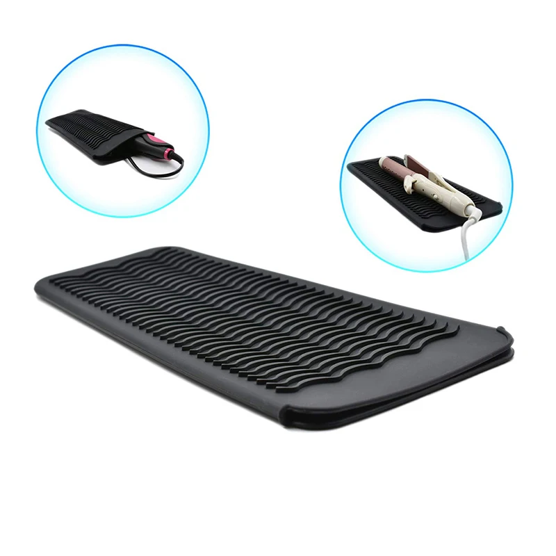 Silicone Chịu Nhiệt Cho Tóc Dẹt Uốn Công Cụ Tạo Kiểu Chuyên Nghiệp Công Cụ Thảm Chống Nóng
