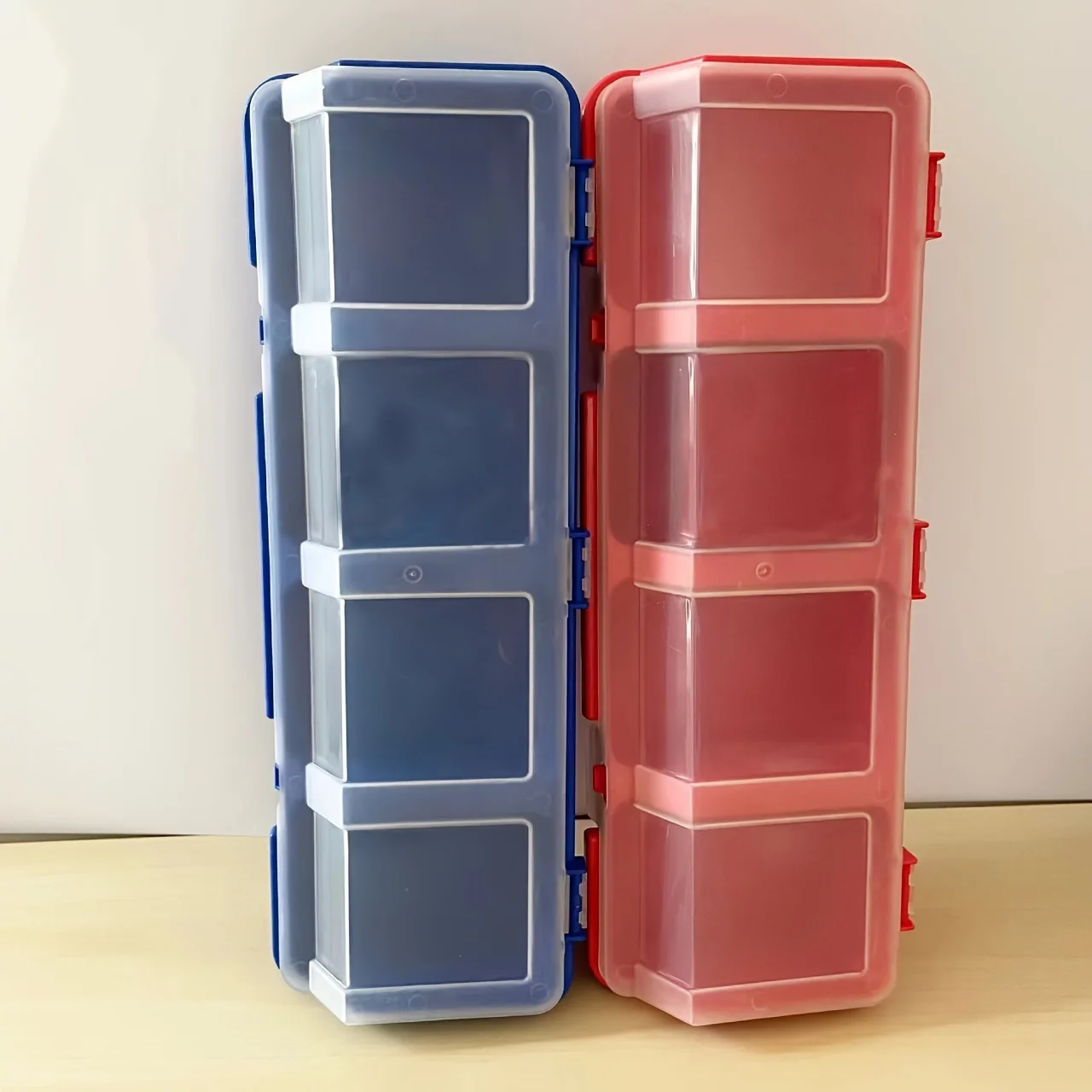 Caja organizadora multicompartimentos para tornillos y piezas pequeñas, herrajes de plástico duraderos y estuche para almacenamiento de joyas, 1 ud./2 uds.
