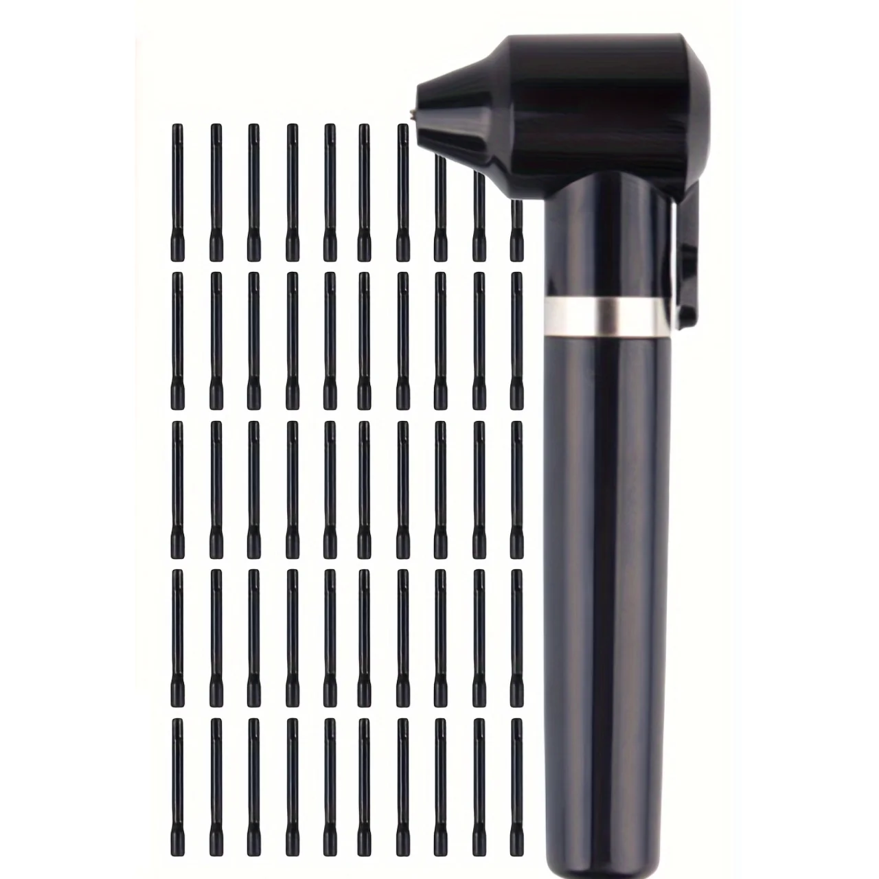 50 Uds., Kit de máquina mezcladora de tinta, máquina mezcladora de pigmentos con varillas mezcladoras, máquina agitadora eléctrica de pigmento de tinta de maquillaje de Color de cejas