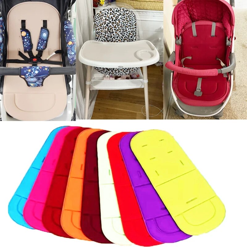 Carrinho macio Almofada do assento para crianças, Baby Pushchair, Carrinho de carro, Cadeira alta, Trolley Almofadas, Colchão Soft Pad, Tamanhos Grandes