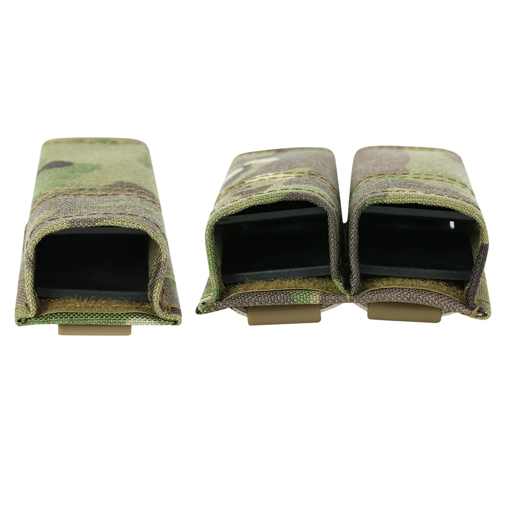 MOLLE Mag Pouch FAST 9MM Pojedyncza/podwójna torba na magazynki Polowanie Gry CS Uchwyt na miękki materiał powietrzny z nylonowym klipsem podtrzymującym