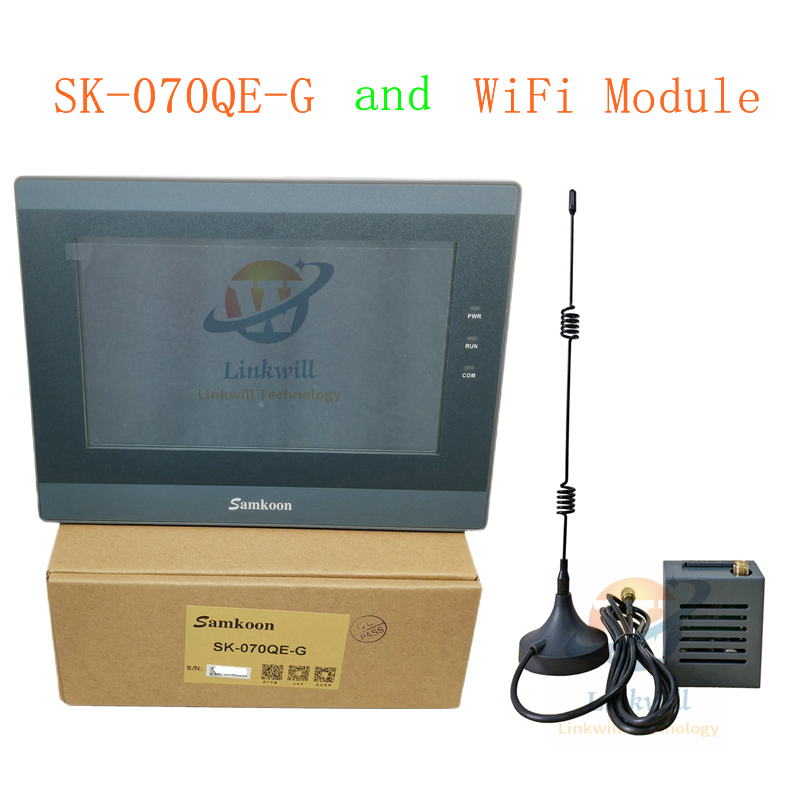 Samkoon HMI SK-070QE V3 SK-070QE-G и Wifi DC 24V 7-дюймовый сенсорный экран