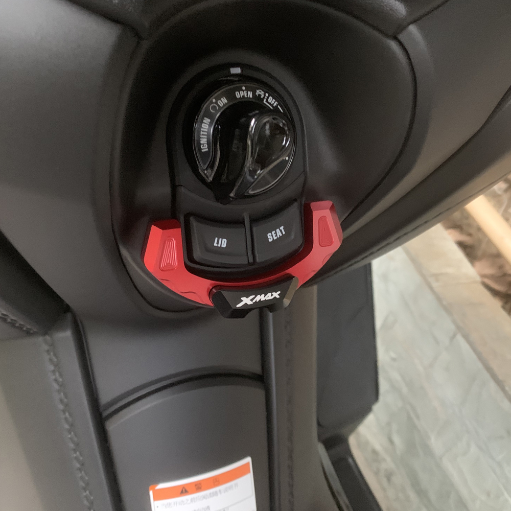 ヤマハ XMAX300 XMAX250 XMAX400 XMAX125 X MAX XMAX 300 250 125 400 オートバイアクセサリー電動ドアロック装飾カバー