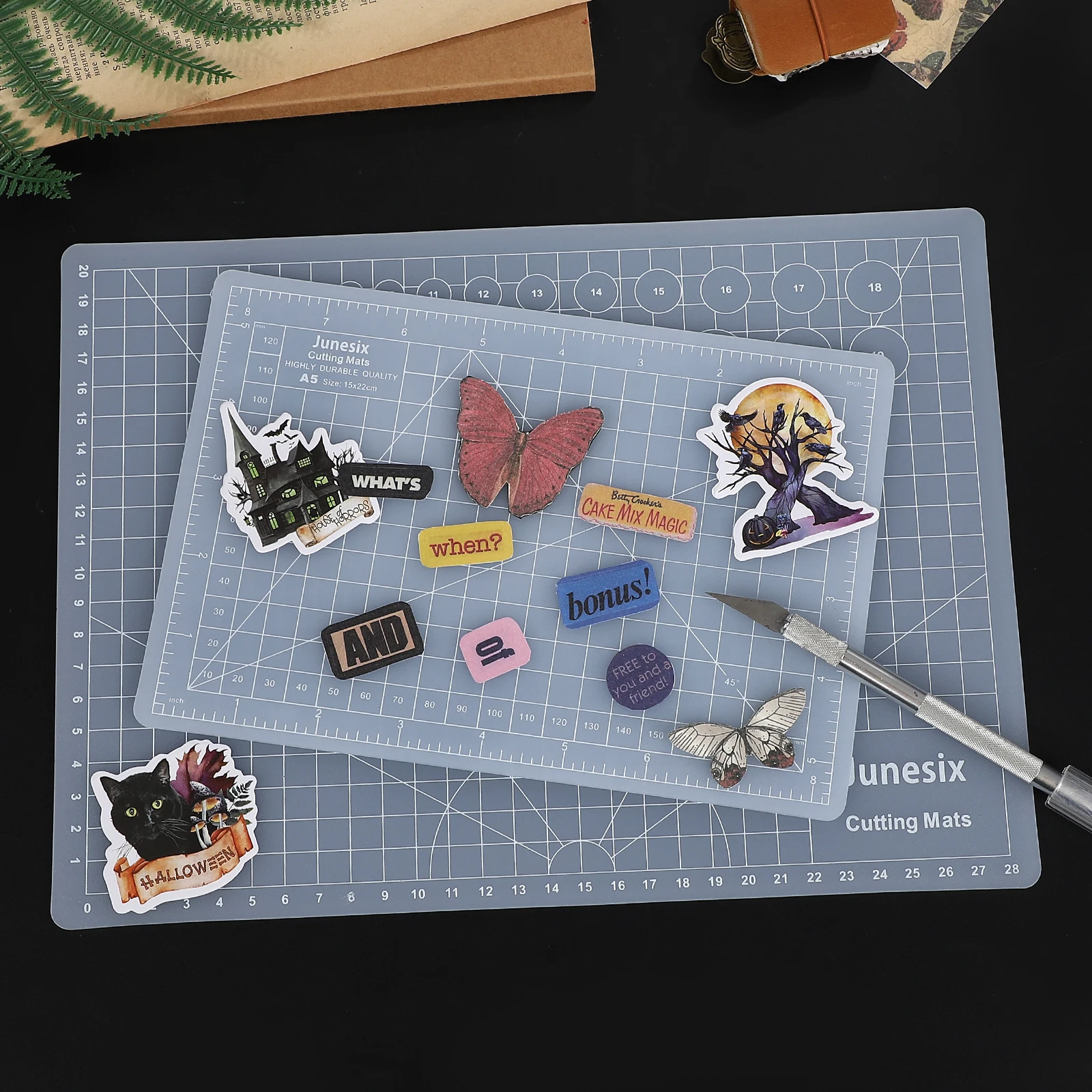Translucent Mini Model Cutting Pad Creative DIY Journal Material Multipurpose Engraving Edition Paper Cutting Rail Cutting