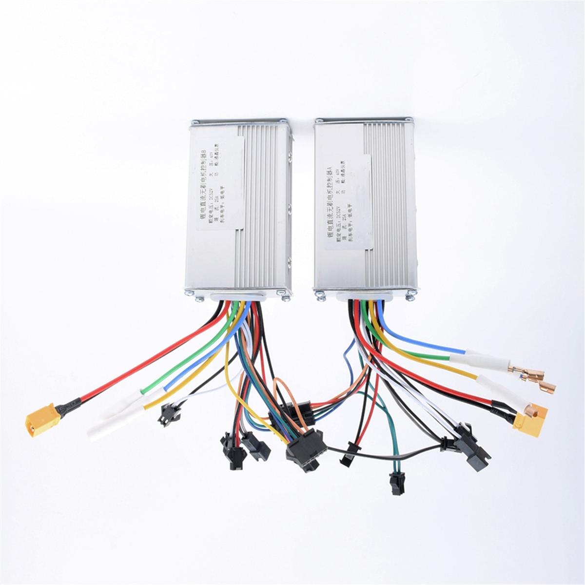 BABQ 52V 25A 1200W JP Brushless DC Motor Electric Scooter Bike Controller A+B Dual Drive Motor Controller