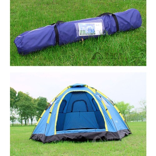 3 Kepribadian Otomatis Tenda Berkemah Gurun dan Rubah Ransel Tenda Berkemah, Cahaya Mulai Orang Tenda Ganda Aluminium Tahan Air