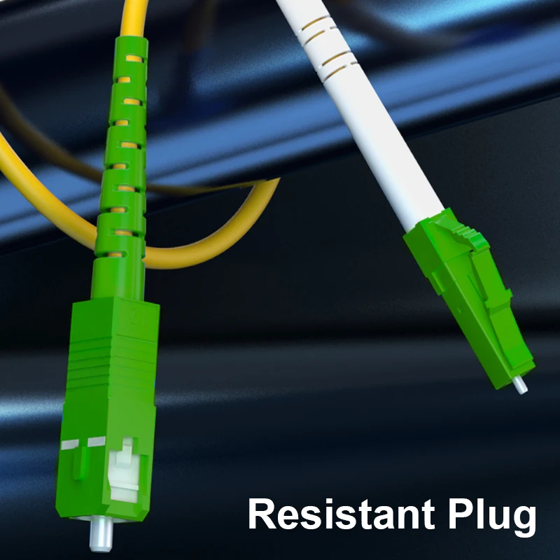 ONTi 0.5-100M SC/APC-LC/APC Sợi Quang Dây 2.0Mm SingleMode OS2 Cáp Quang SM Simplex Sợi Quang Dây Nhảy Quang FTTH