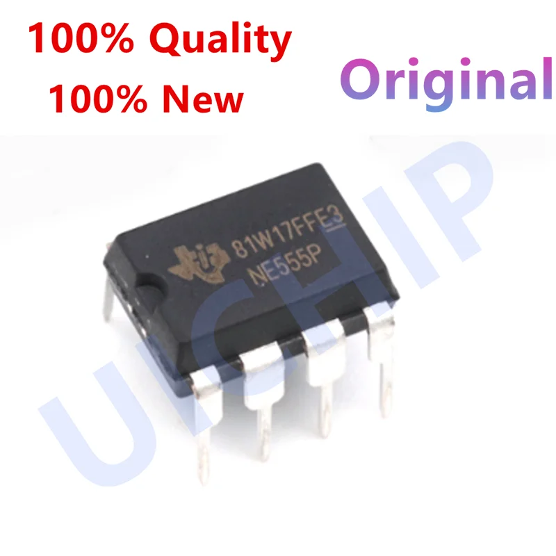 10/25/50 Uds circuitos integrados NE555 NE555P 555 DIP-8 temporizadores IC Chip