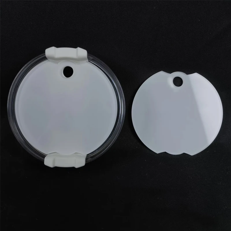 10pcs/Lot New Acrylic Sublimation Name Plates for 40oz Tumbler Lid Topper Custom Tumbler Name Tag