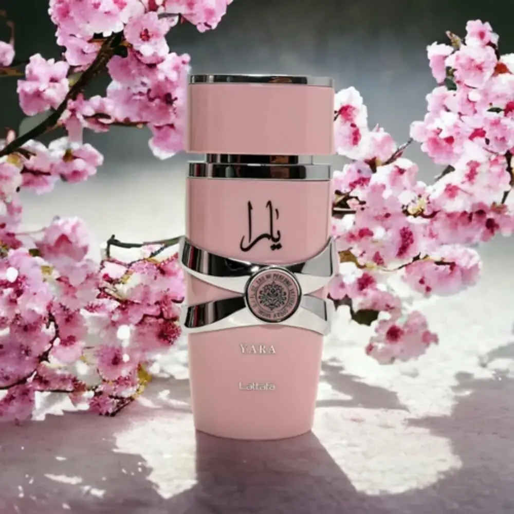 Lattafa Yara Pink Edition For Women Eau de Perfume Spray, 3.40 Ounce / 100 ml Long-Lasting Floral Scent Best Valentine's Day Gif