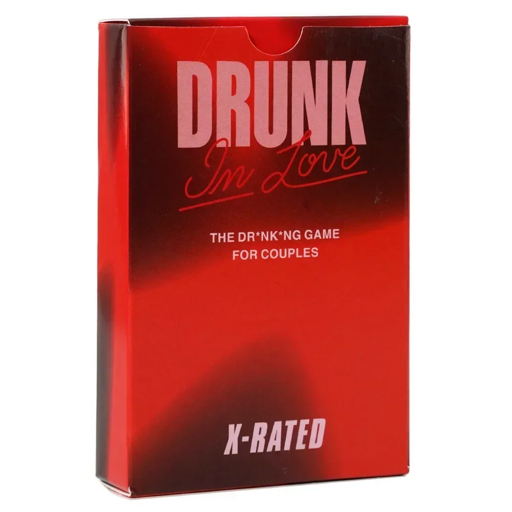 Drunk In Love Card คู่รักที่ได้รับการจัดอันดับ X ดื่มเล่นปาร์ตี้วันหยุดสันทนาการคู่ที่ใกล้ชิดของขวัญเกมออกเดทสําหรับครอบครัวคู่รัก