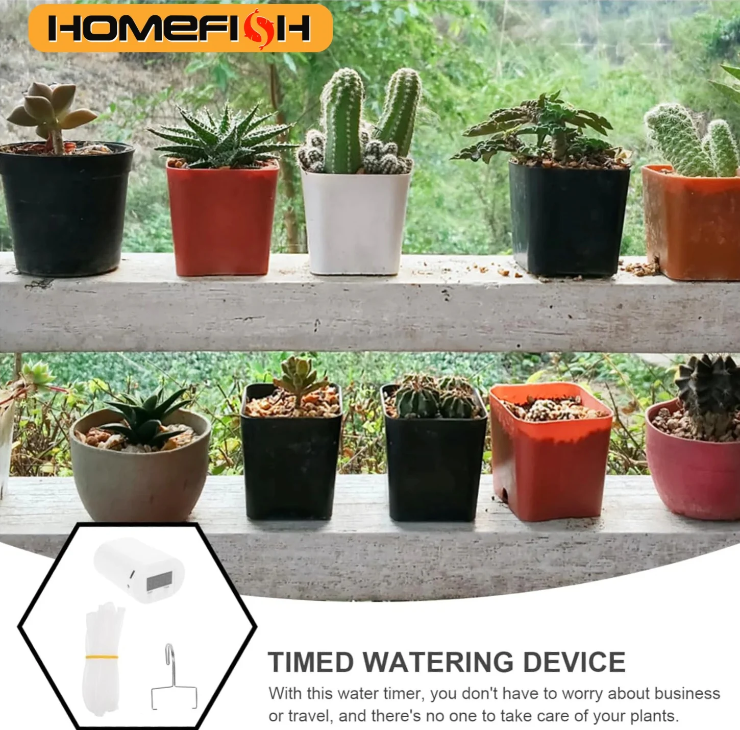 HOMEFISH Automatische Pflanze Blume Bewässerung Pumpe Hause Sprinkler Tropf Bewässerung Gerät 4/8/16 Köpfe Timer System Kit Garten Werkzeug