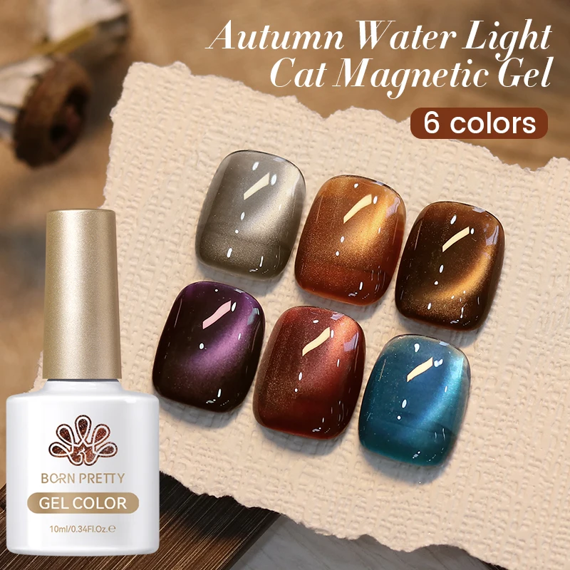 BORN PRETTY HEMA TPO FREE 117 Colors Cat Magnetic Gel Nail Polish 10ml Full Coverage Varnis Semi Permanent Super Gorgeous Nails