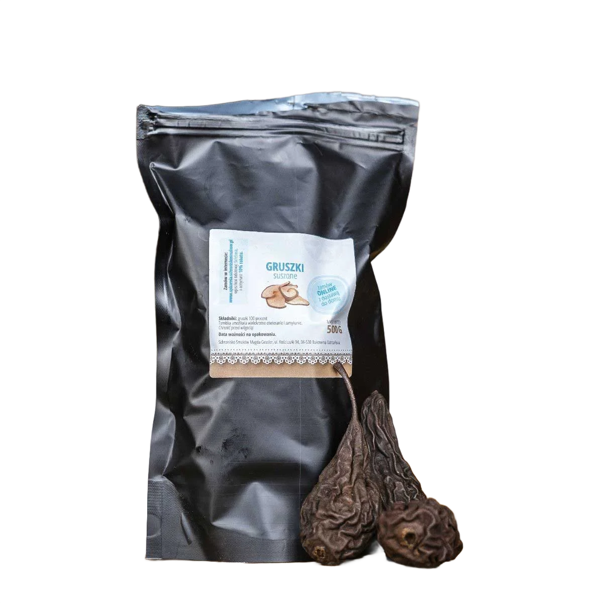 Gruszki suszone 400g - Schronisko Bukowina