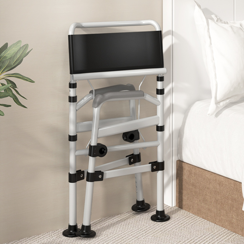 Anti Slip Bath Chair Senior Chairs Adjustable Heights Folding Senior Chairs Disabled Adjustable Stool Wheelchair Home Use