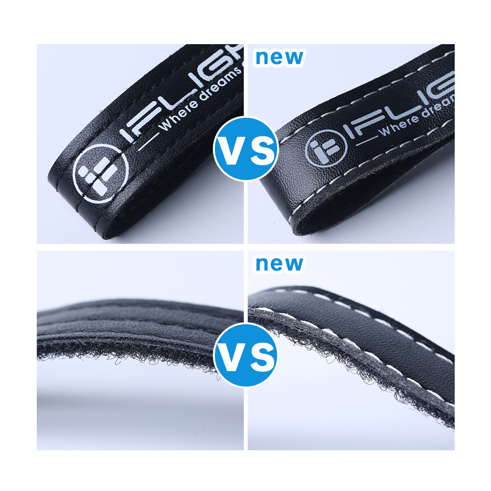 5 Stück iFlight Breite 10 mm 15 mm 20 mm Länge 100–500 mm Mikrofaser-PU-Leder-Batteriebänder/nicht verschleißfeste FPV-Teile