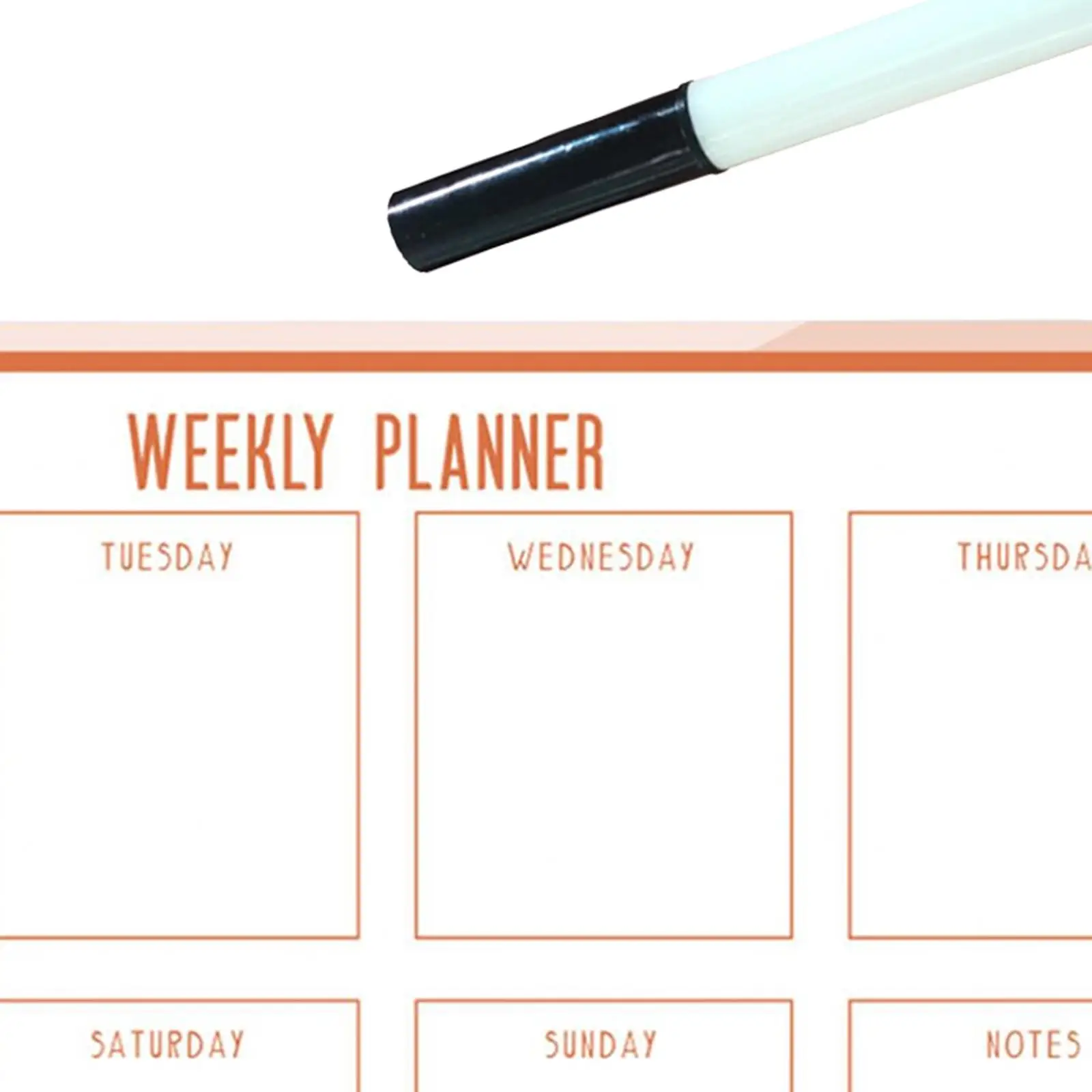 Dry Erase Board Massage Marker Daily Notes Weekly Calendar Dry Erase Whiteboard for Planners