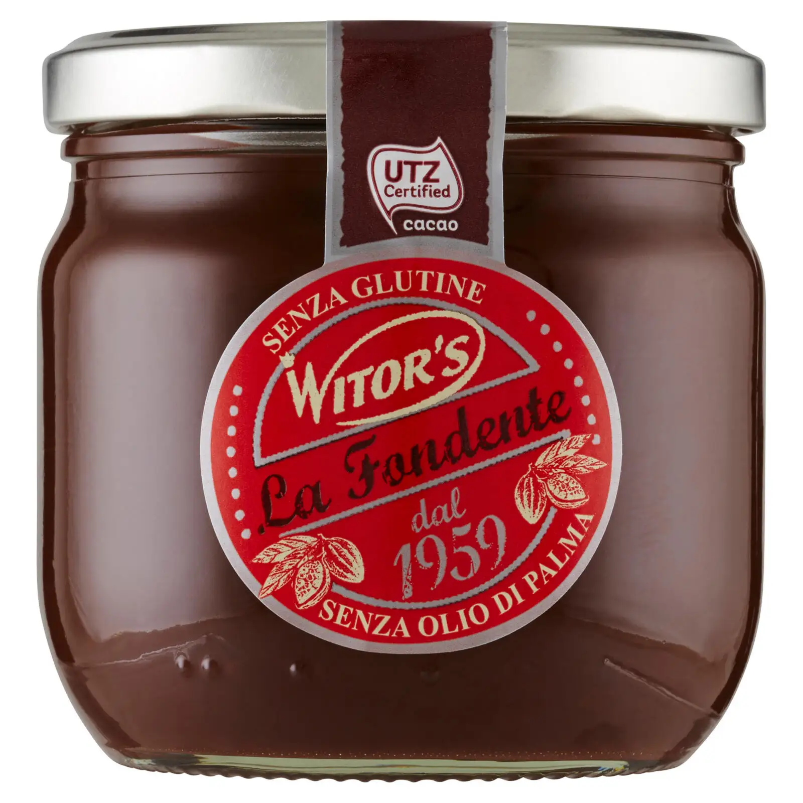 Bitter Chocolate Cream La Fondente 360g - Witor's