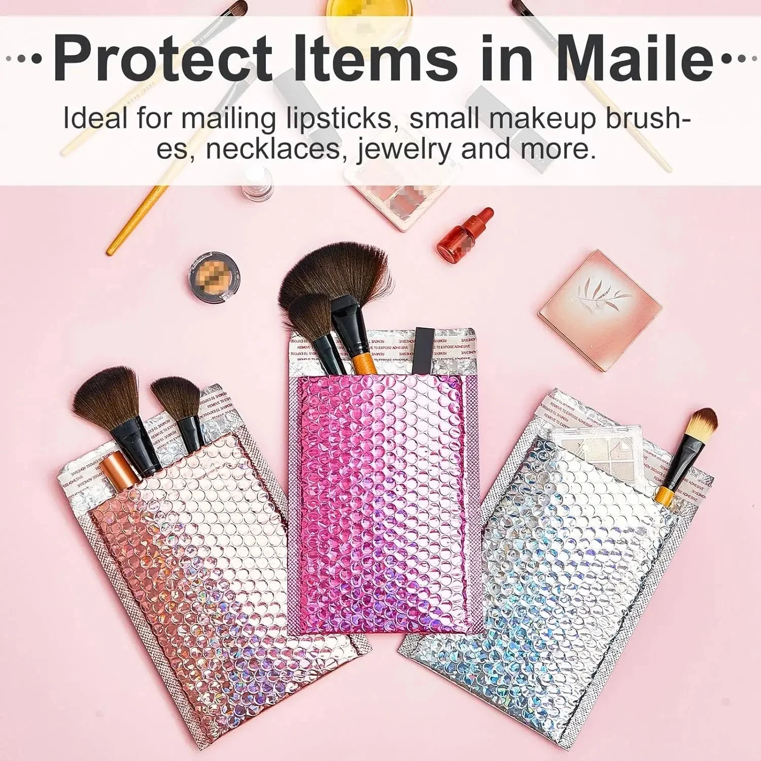 50 шт., голографические пакеты для почтовых отправлений