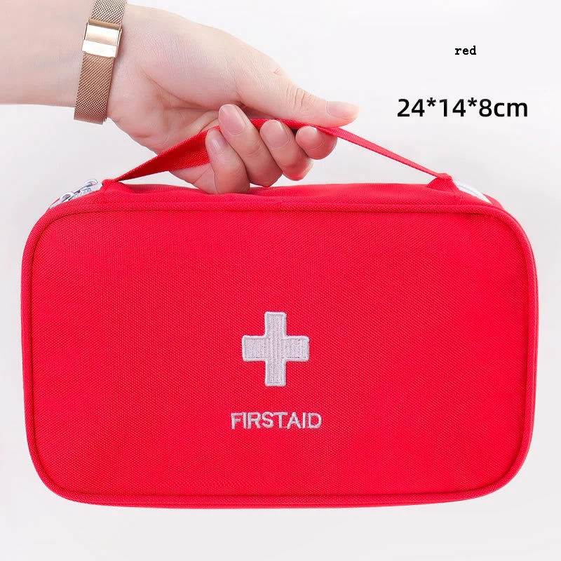 Bolsa de almacenamiento para estudiantes de escuela primaria, bolsa de prevención de epidemias, botiquín de primeros auxilios portátil de viaje, bolsa de emergencia para exteriores