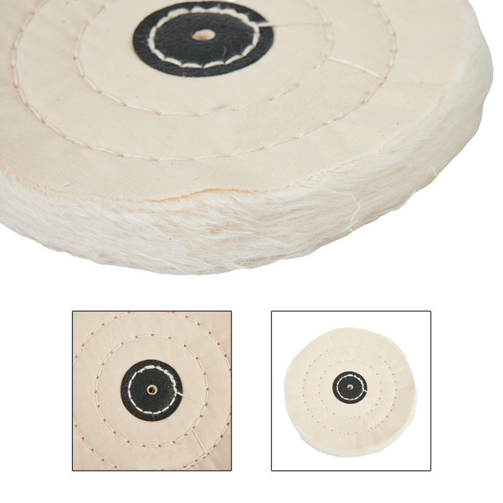 Tamponi per lucidatura a ruota per lucidatura in tessuto da 2-8 pollici dischi per smerigliatrice abrasivi angolari per levigatura di gioielli accessori per la lavorazione del legno in vetro metallico