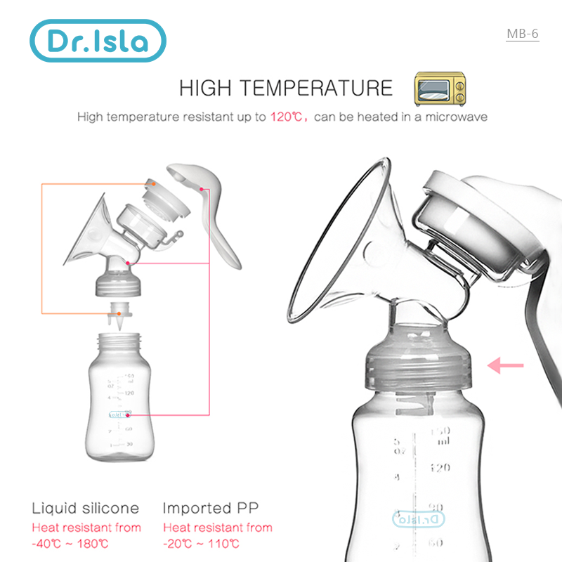 MAMIJOY Borstkolf Handmatige Zuigmelkpomp Voeden Borsten Pompen Melkfles Zuigen Postpartum Benodigdheden BPA Gratis