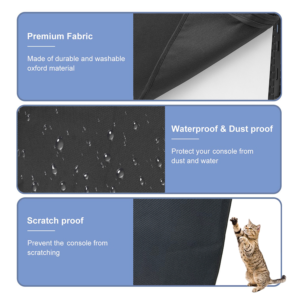 Capa à prova de poeira para PlayStation 5, Slim Game Console Protector Case, Lavável Anti-Scratch Sleeve, Proteção Host Guard Tool, PS5