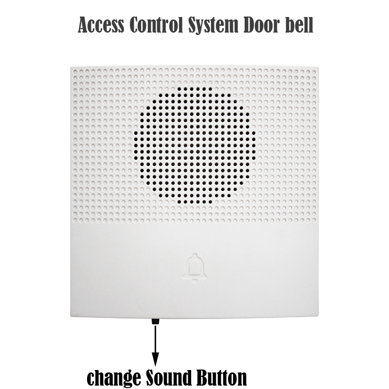 38 som ajustável campainha da porta 12v com fio e bateria dois tipos campainha para sistema de controle acesso porta 38 estanques