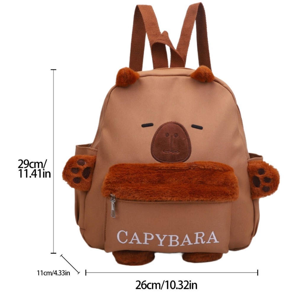 Moda dos desenhos animados ombros saco cobaia saco de pelúcia capivara saco de pelúcia casal