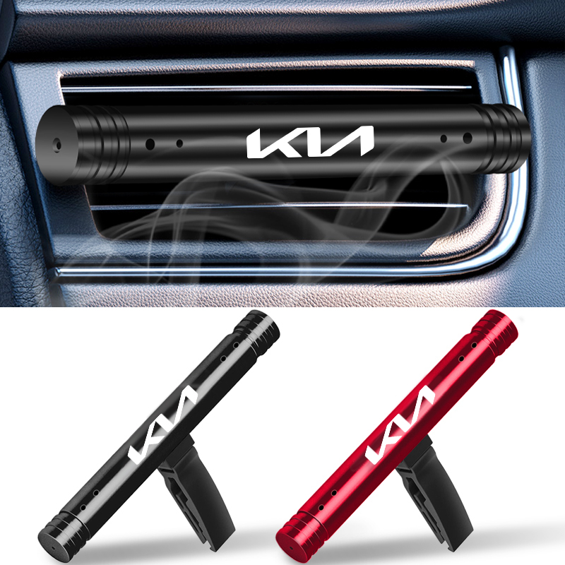 Car Air Outlet น้ํามันหอมระเหยคลิป Car Air Freshener Car Outlet น้ําหอมสําหรับ KIA Picanto Rio Ceed Sportage Cerato Soul Sorento