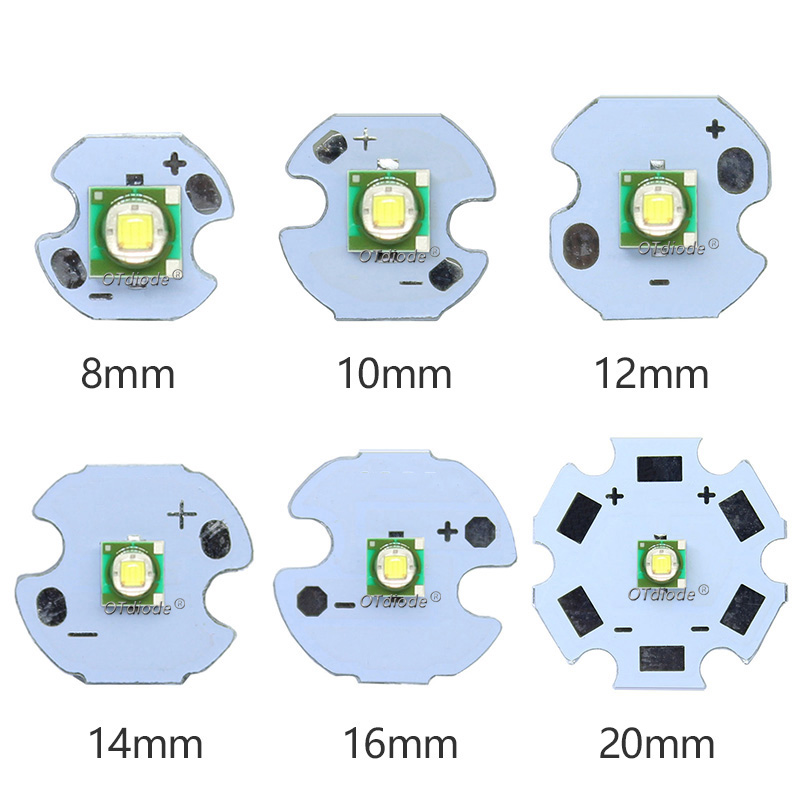 Grânulos de led 3w 5 10 18 luz 3v 6v xpe xpg2 5050-l2 xmll2 xhp50 t6 chip lâmpada branca fria diy para tocha lanterna iluminação do carro