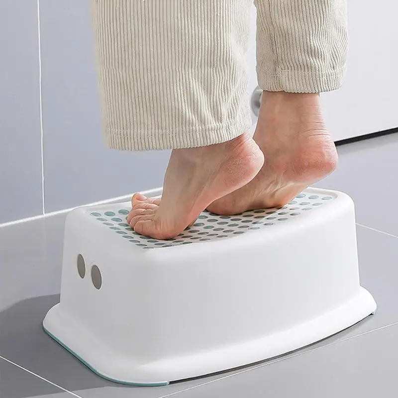 Sgabello per vasino per WC Sgabello per piedi antiscivolo per uso domestico Sgabello per vasino per WC Sgabello per WC per bagno con sedile per donna