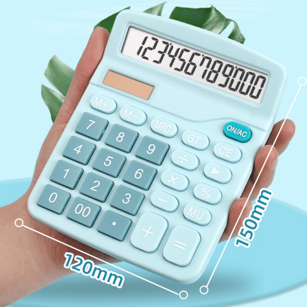 1 pçs calculadora científica solar desktop financeiro escritório calculadoras de computador grande display calculadoras de escritório bonito