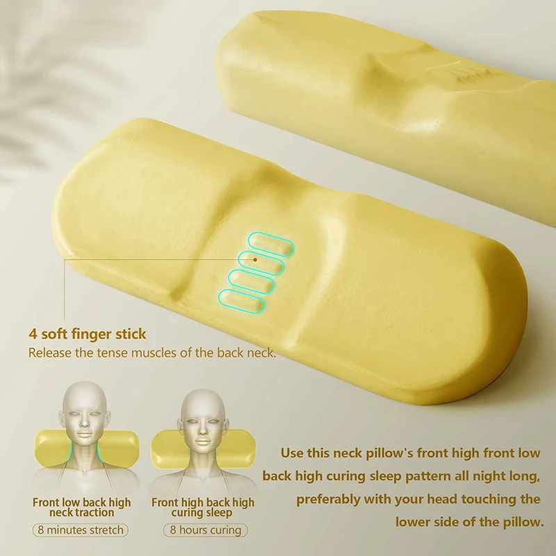 Cuscino cervicale, Cuscino contorno in memory foam, Cuscini letto per letto per letto laterale Cuscino per dormire ortopedico ergonomico, Cuscino per il collo