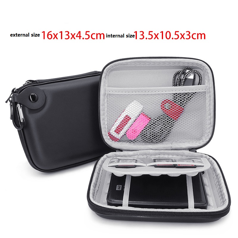 Bolsa de disco duro externo de transporte a prueba de golpes 2,5 para WD My Passport Ultra Slim Essential WD Elements SE 500GB 1TB 2TB
