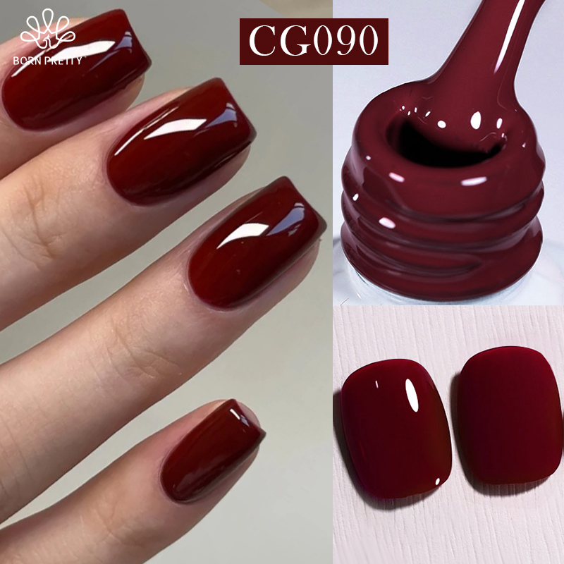 BORN PRETTY 10 мл Ancora Red Color Гель-лак для ногтей Супер яркий Varnis Полуперманентный осенне-зимний модный лак для ногтей для дома DIY