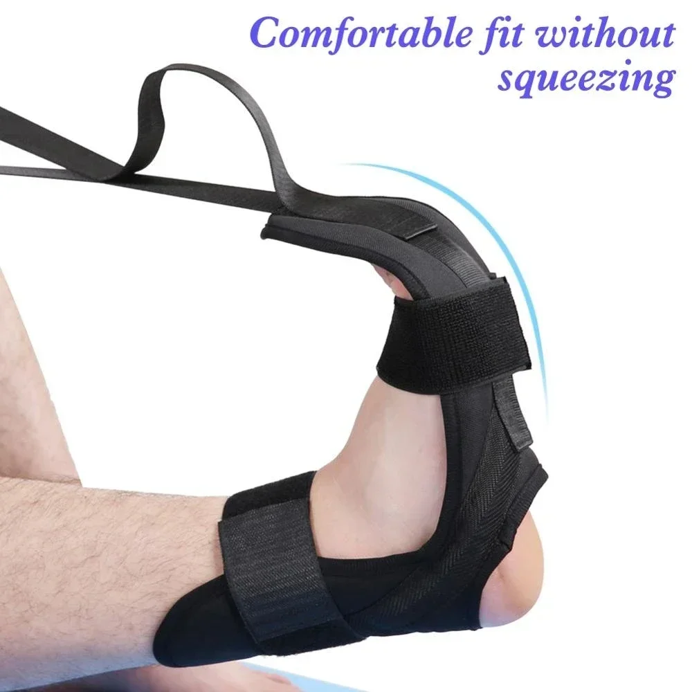 โยคะเอ็นยืดเข็มขัดเท้าฟื้นฟูสายรัด Plantar Fasciitis ขาเท้าข้อเท้าแก้ไขกีฬา Rop
